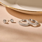 Classic Round Zirconia Earstuds