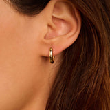Small Oval Hoops 11mm