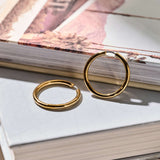 Classic Oversized Hoops Gold 30mm