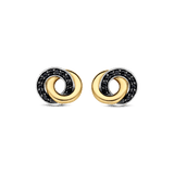 Forever Connected Black Zirconia Earrings