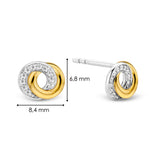 Forever Connected Zirconia Earrings