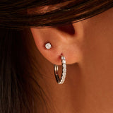 Classic Zirconia Earstuds 4mm