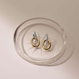Classic Soft Oval Zirconia Hoops