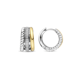 Structured Triple Band Zirconia Hoops