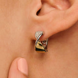 Twisted Zirconia Hoops