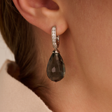 Drop Earrings with Luxury stone