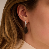 Drop Earrings with Luxury stone
