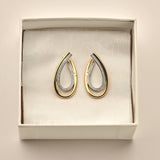 Organic Zirconia Earrings