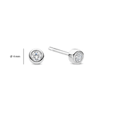 Classic Round Zirconia Earstuds
