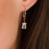 Rectangular Zirconia Hoops