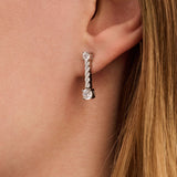 Long Zirconia Earrings