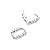 Oval Zirconia Hoops