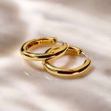 Classic Gold Vermeil Oversized Hoops 25mm