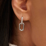 Signature Zirconia Chain Hoops