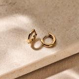 Classic Mini Huggies Vermeil 10mm