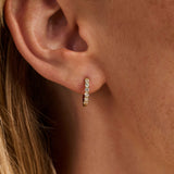 Tennis Small Hoops 14mm