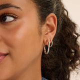 Tennis Medium Hoops 18mm