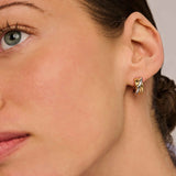 Bicolor Crossover Hoops