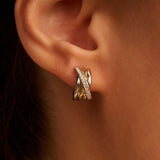 Zirconia Crossover Hoops