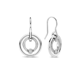 Zirconia Circle Earrings