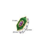 Emerald Cosmic Ring