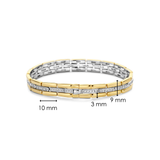 Vintage Zirconia Chain Bracelet