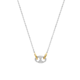 Coffee Bean Zirconia Necklace