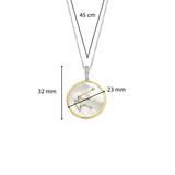 Zodiac Necklace with pendant - Aquarius