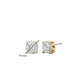 Classic Zirconia Earstuds 9mm