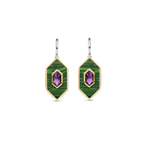 Emerald Cosmic Earrings