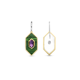 Emerald Cosmic Earrings