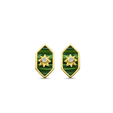 Emerald Sun Earrings