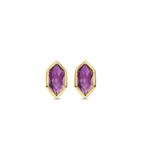 Purple Gem Earrings