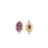 Purple Gem Earrings